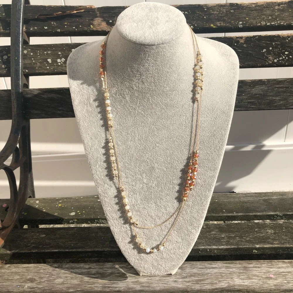 Long Layered Necklace - Picture 11 of 13